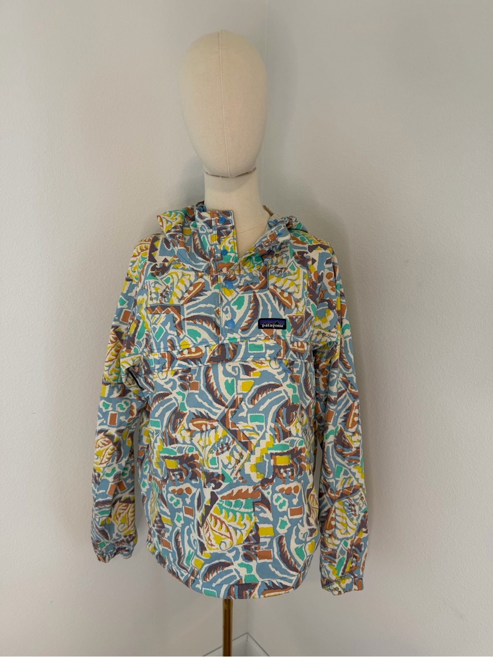 Patagonia Funhoggers Anorak Multicolor Unisex Pullover 100% Cotton Size XS Unise